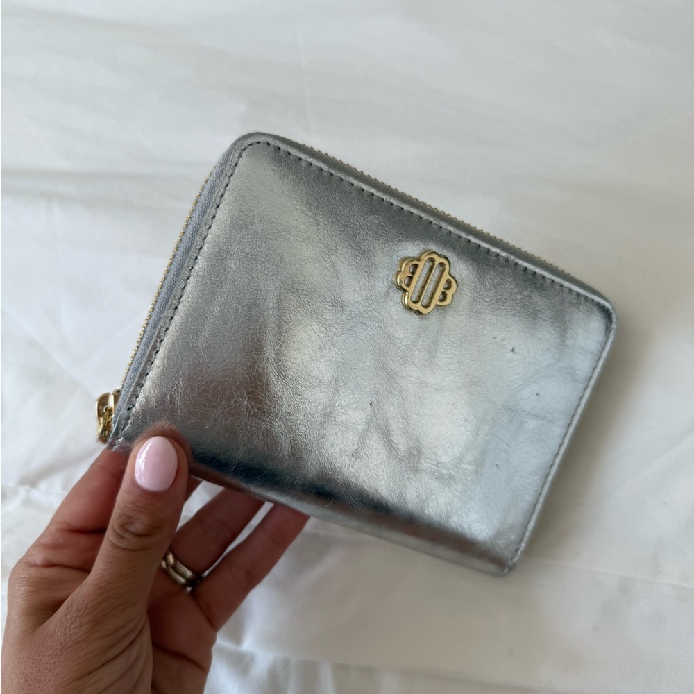 Maje Silver Wallet